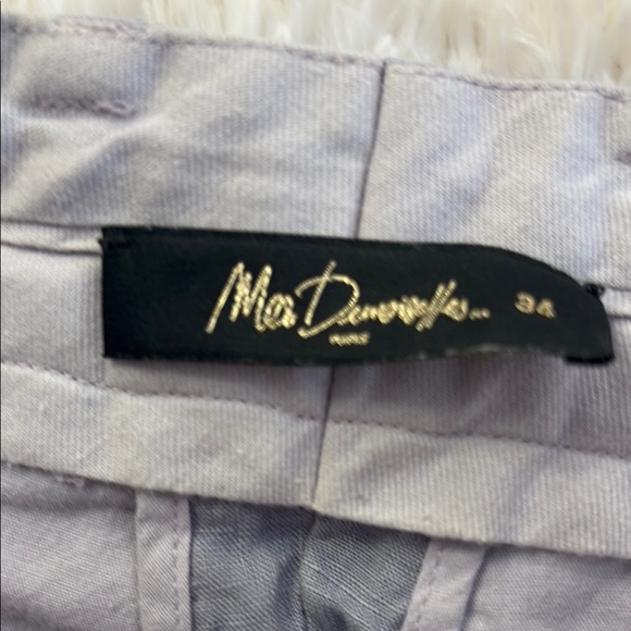 Mes Demoiselles Linen Light Gray Men's Chinos - Picture 3 of 11